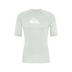 QUIKSILVER Funkční tričko 'ALL TIME'  světle šedá / bílá