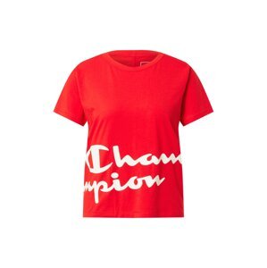 Champion Authentic Athletic Apparel Funkční tričko  červená / bílá
