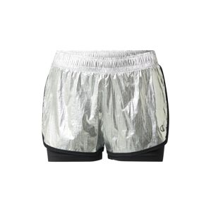 Champion Authentic Athletic Apparel Sportovní kalhoty  stříbrná / černá