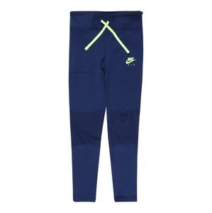 Nike Sportswear Kalhoty  modrá / kiwi