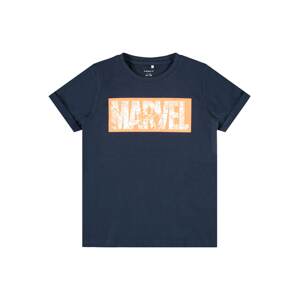 NAME IT Tričko 'Marvel Everett'  bílá / lososová / noční modrá