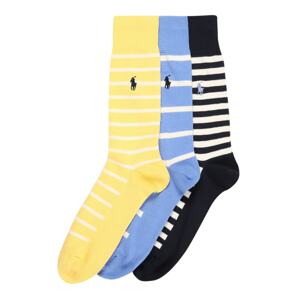 POLO RALPH LAUREN Ponožky  modrá / žlutá / černá / bílá