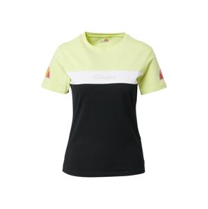 ELLESSE Funkční tričko 'Becaert'  černá / pastelově žlutá / bílá / oranžová / pastelově červená