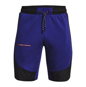 UNDER ARMOUR Sportovní kalhoty 'Rival Terry'  modrá / černá / pink