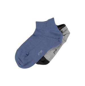 FALKE Ponožky 'Ocean Journey'  chladná modrá / antracitová / šedý melír