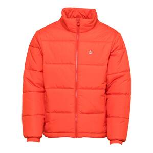 ADIDAS ORIGINALS Zimní bunda  oranžově červená / bílá