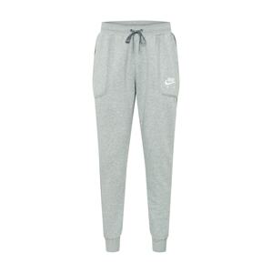 Nike Sportswear Kalhoty  světle šedá / tmavě šedá / bílá