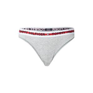 Tommy Hilfiger Underwear Tanga námořnická modř / šedá / červená / bílá