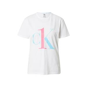 Calvin Klein Underwear Tričko na spaní  bílá / pink / světlemodrá