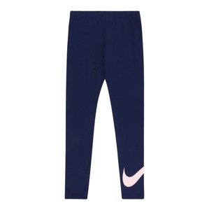 Nike Sportswear Legíny 'Favorites'  noční modrá / růžová