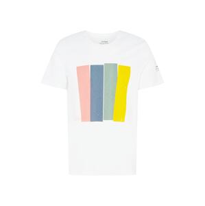 ECOALF Tričko 'MAHE' chladná modrá / žlutá / mátová / růžová / bílá
