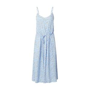 NÜMPH Letní šaty 'CARMEL'  světlemodrá / bílá / růžová / medová