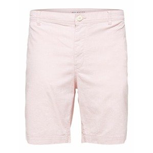 SELECTED HOMME Chino kalhoty 'Isac'  pastelově růžová