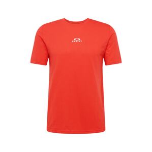 OAKLEY Funkční tričko 'BARK'  oranžově červená / bílá