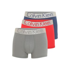 Calvin Klein Underwear Boxerky  stříbrná / modrá / šedá / červená