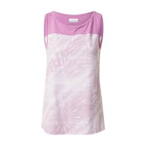 COLUMBIA Funkční tričko 'Chill River'  světle růžová / bílá