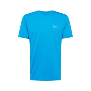 OAKLEY Funkční tričko aqua modrá / fialová / bílá