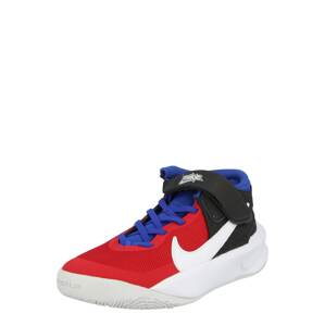 NIKE Sportovní boty 'Team Hustle' modrá / červená / černá / bílá