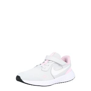 NIKE Sportovní boty 'Revolution 5'  světle šedá / bílá / světle růžová