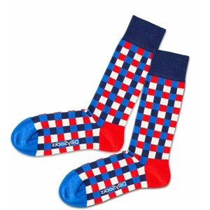DillySocks Ponožky  modrá / námořnická modř / červená / bílá
