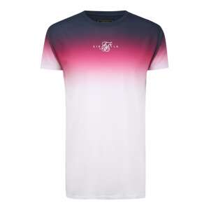 SikSilk Tričko  bílá / pink / noční modrá