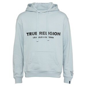 True Religion Mikina  černá / světlemodrá