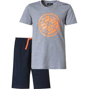 CMP Sportovní oblečení  tmavě modrá / šedá / oranžová