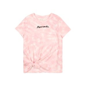 Abercrombie & Fitch Tričko  bílá / růžová