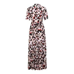 Y.A.S Tall Košilové šaty 'LIRO'  pastelově růžová / černá / červená