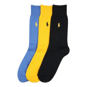 Polo Ralph Lauren Ponožky 'MERC SOLI'  žlutá / světlemodrá / marine modrá
