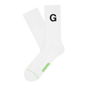 CHEERIO* Ponožky 'Alphabest G'  bílá