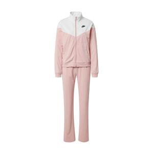 Nike Sportswear Joggingová souprava  pastelově růžová / bílá
