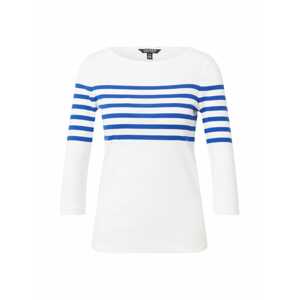 Lauren Ralph Lauren Tričko 'HALIAN'  bílá / modrá