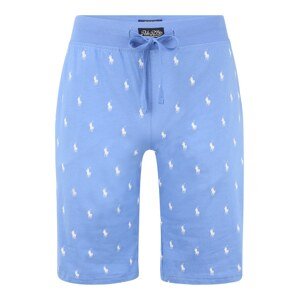 Polo Ralph Lauren Pyžamové kalhoty  nebeská modř / bílá