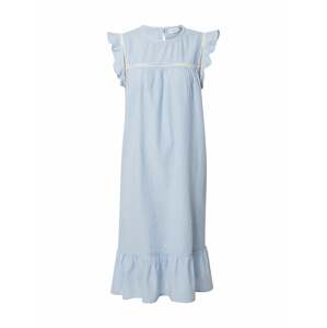 SAINT TROPEZ Letní šaty 'Afia'  světlemodrá / bílá