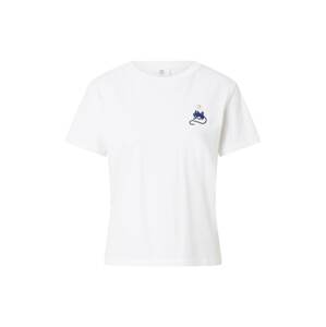 Kauf Dich Glücklich T-Shirt 'KAUF DICH GLÜCKLICH'  bílá / modrá / tmavě modrá