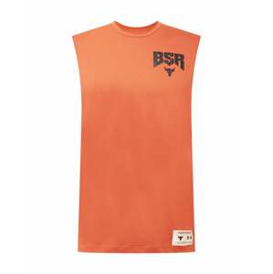 UNDER ARMOUR Funkční tričko 'Pjt Rock Show Your BSR'  černá / oranžová