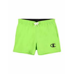 Champion Authentic Athletic Apparel Plavecké šortky  světle zelená / bílá / černá