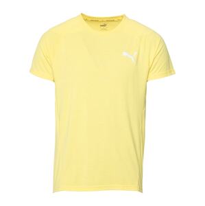 PUMA Funkční tričko  žlutá / bílá