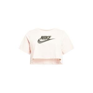 Nike Sportswear Tričko růžová / černá