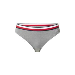 Tommy Hilfiger Underwear Tanga  šedý melír / bílá / noční modrá / světle červená