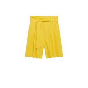 MANGO Kalhoty 'Laci' žlutá