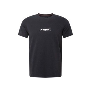 MAMMUT Funkční tričko  černá / bílá