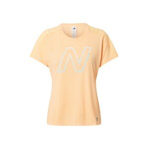 new balance Funkční tričko  jasně oranžová / bílá / světlemodrá