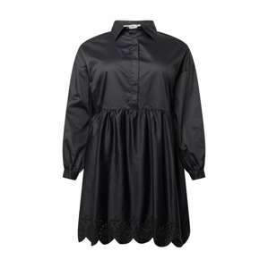 GLAMOROUS CURVE Košilové šaty 'AN3877X'  černá