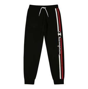 Champion Authentic Athletic Apparel Kalhoty  černá / bílá / karmínově červené