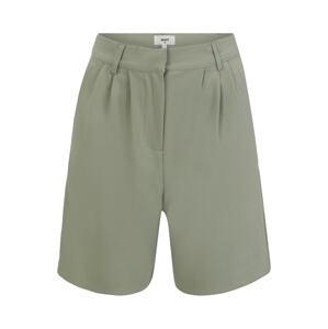 OBJECT Petite Kalhoty se sklady v pase 'MALOU'  světle zelená