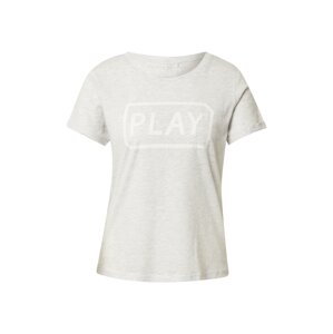 ONLY PLAY Funkční tričko 'MAM'  bílý melír