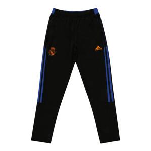 ADIDAS PERFORMANCE Sportovní kalhoty 'Real Madrid Tiro'  černá / nebeská modř / zlatě žlutá