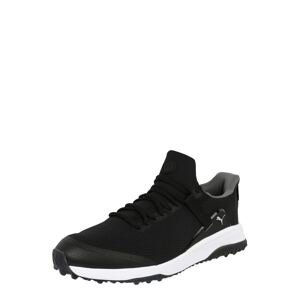 PUMA Sportovní boty 'Fusion Evo'  černá / bílá / šedá